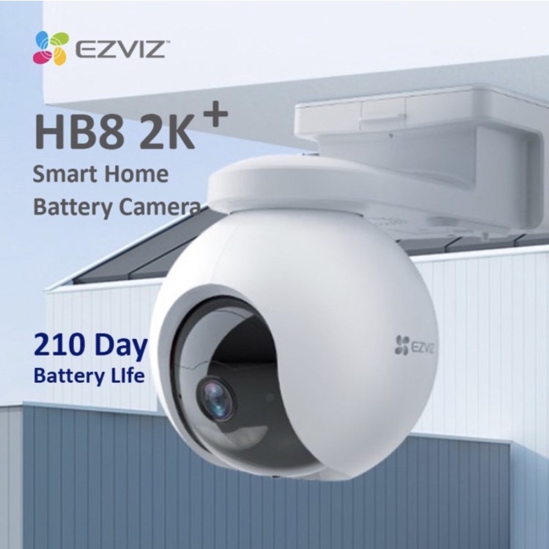 EZVIZ HB8 2K 4MP PAN Tilt Auto tracking Battrey Outdoor wifi camera