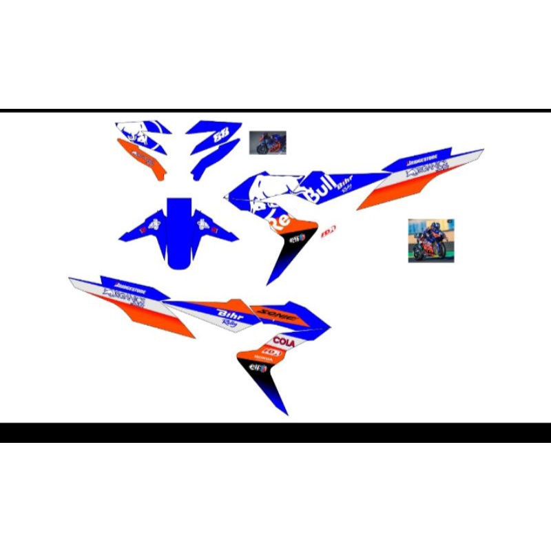 Decal Sonic Full Bodi, Sonic 150R, Desain Bebas Request Striping Sonic bahan max decal.