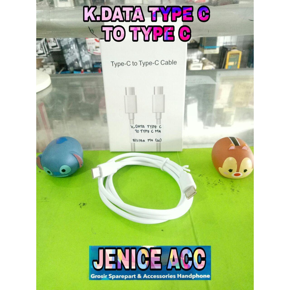 KABEL DATA TYPE C TO TYPE C KABEL DATA TYPE C TO TYPE C