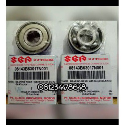 BEARING LAKER LAHER RODA DEPAN SUZUKI GSX R GSX S SATRIA FU150 SATRIA FU150 INJEKSI ORI SGP