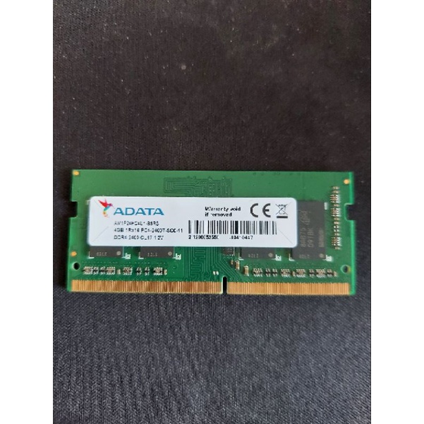 (second) RAM Laptop 4gb ddr4 adata acer476g