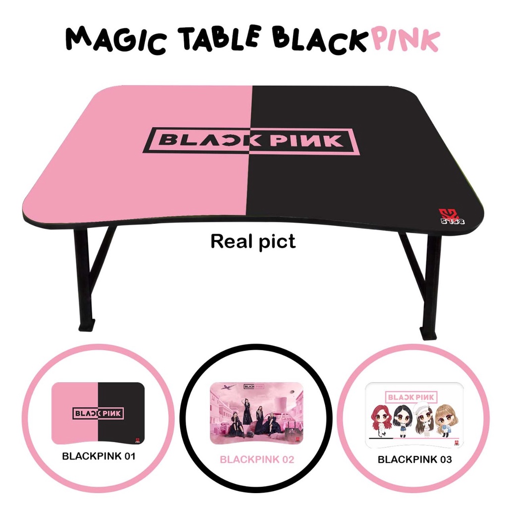 

MAGIC TABLE Meja Lipat Karakter BLACKPINK KPOP KOREA