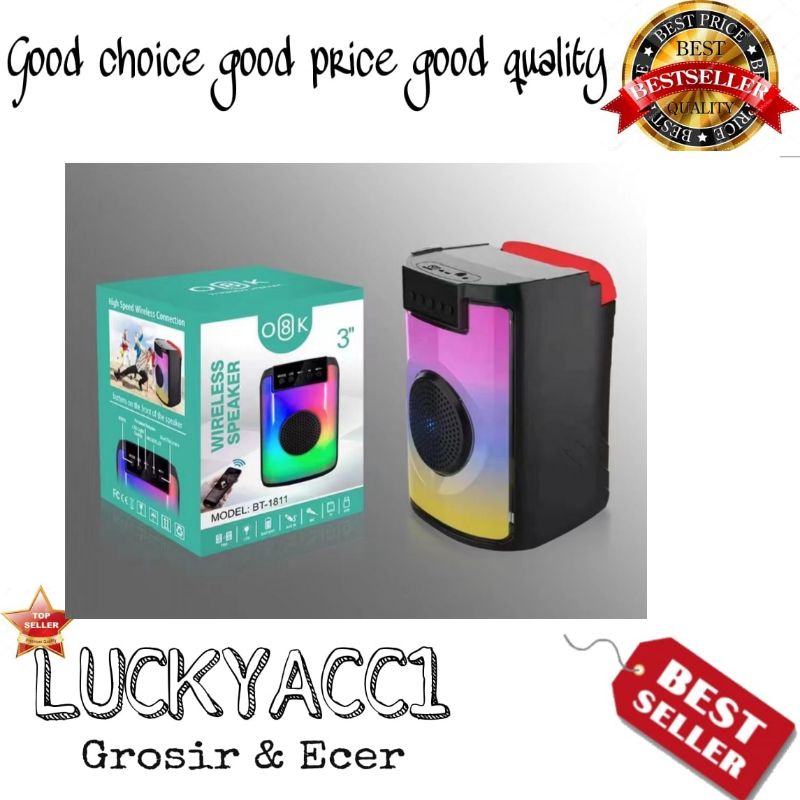 LC - BT-1811 Speaker bluetooth RGB Led BT-1811 / portable speaker wireless speaker BT-1811 Led / spe
