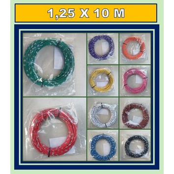 KABEL BINTIK 1.25 MM / KABEL 1,25 SERABUT TEMBAGA KELISTRIKAN MOBIL / KABEL SERAT TEMBAGA