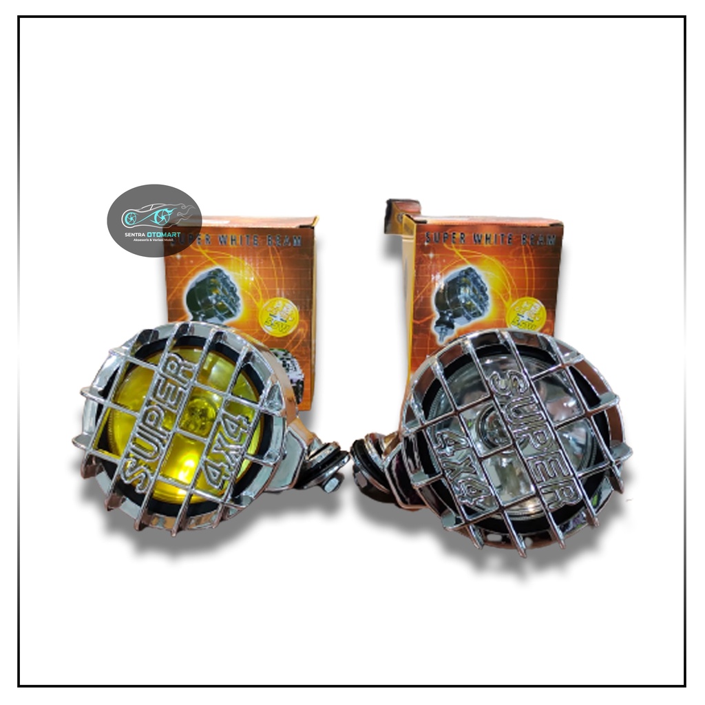Work/Fog Lamp 5 Inch -Lampu Kerja/Kabut/Sorot/Truk Bulat Cover Super 4x4