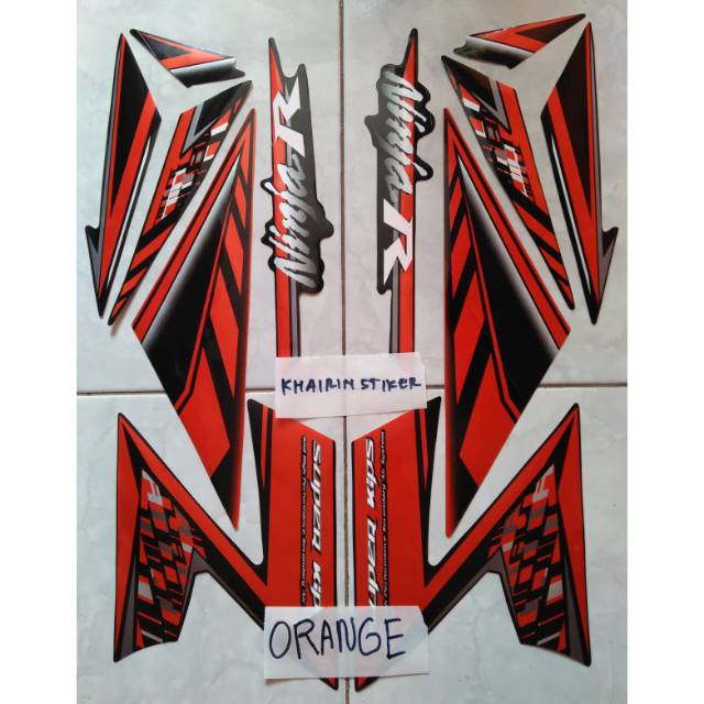 Striping ninja r 2014 orange