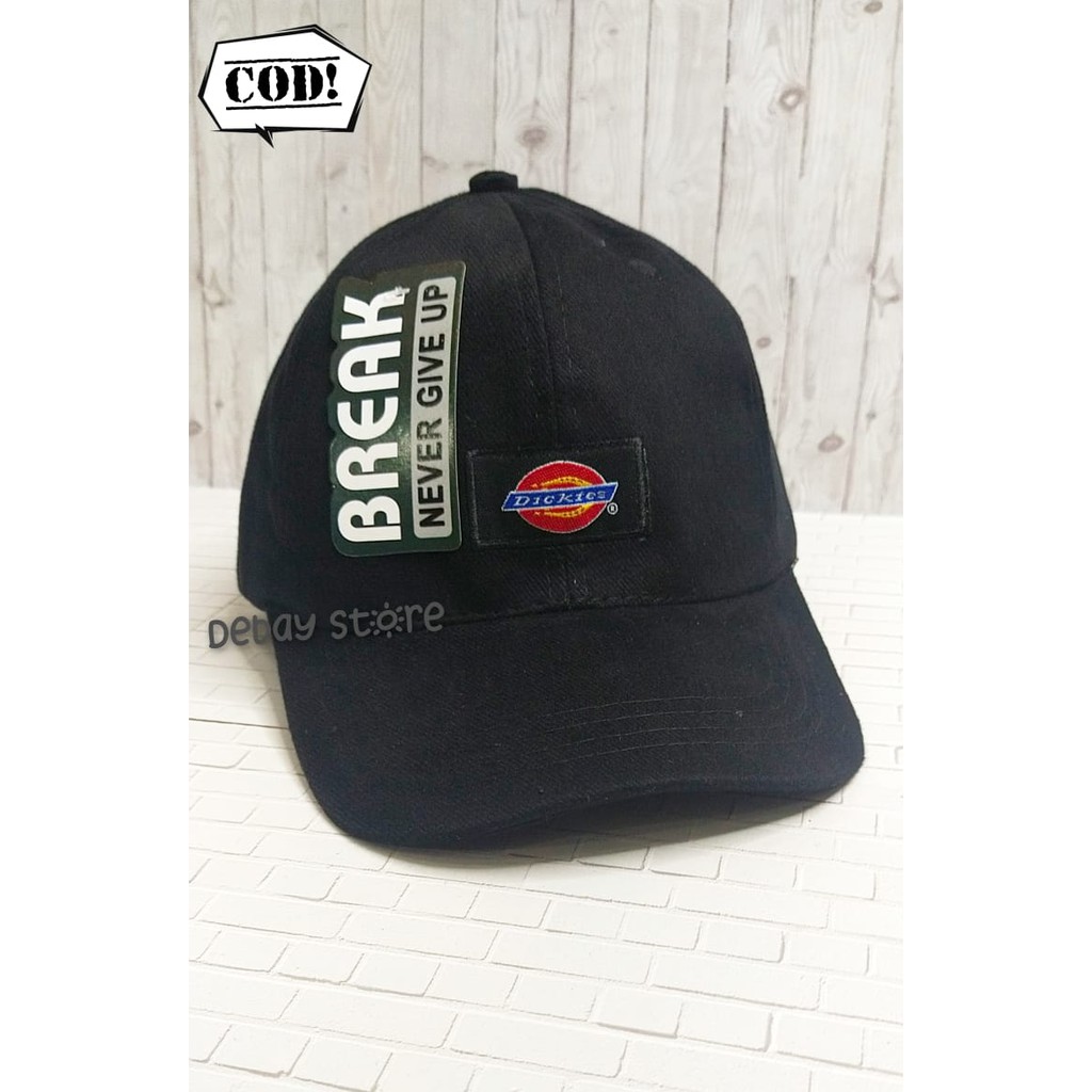 Topi baseball Dickies bahan raffel cakop besi