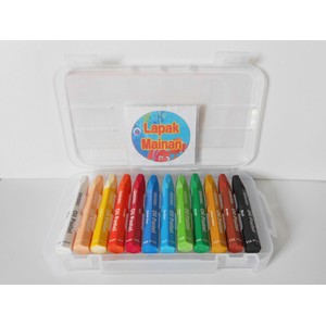 

Crayon / Oil Pastels Merk Greebel 12 Warna