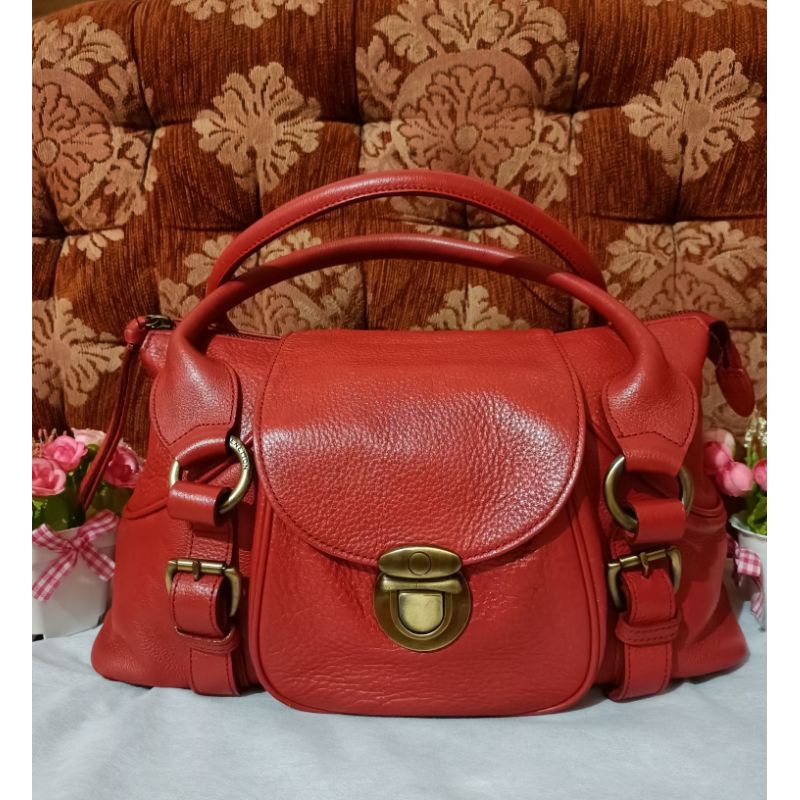 Tas Kulit Asli Benetton Vintage