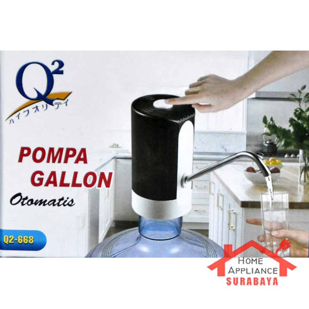 Pompa Air Galon Listrik Elektrik Charger USB Q2 678 / GSF 682 / AXLO A 901