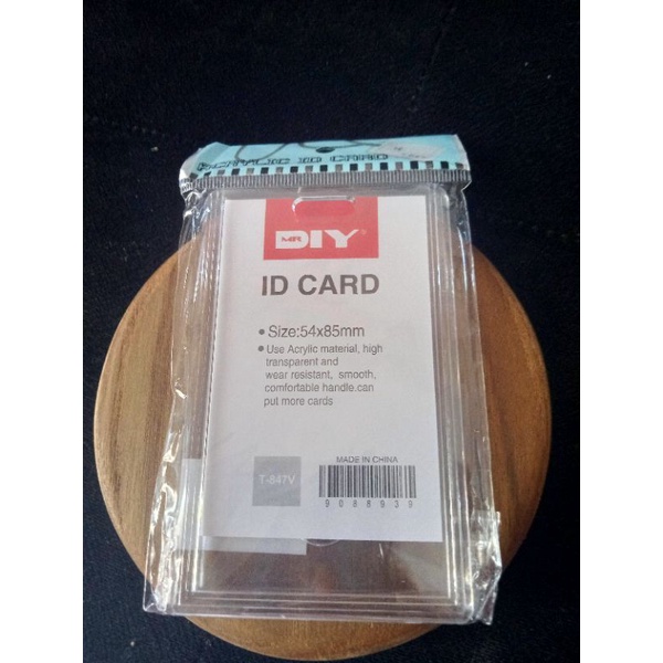 acrylic id card kejea mr diy pc photocard album