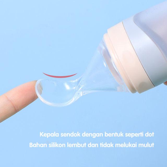 PREMIUM DOT BOTOL SENDOK SILIKON ALAT MAKAN MPASI BAYI BABY FEEDER SILICONE