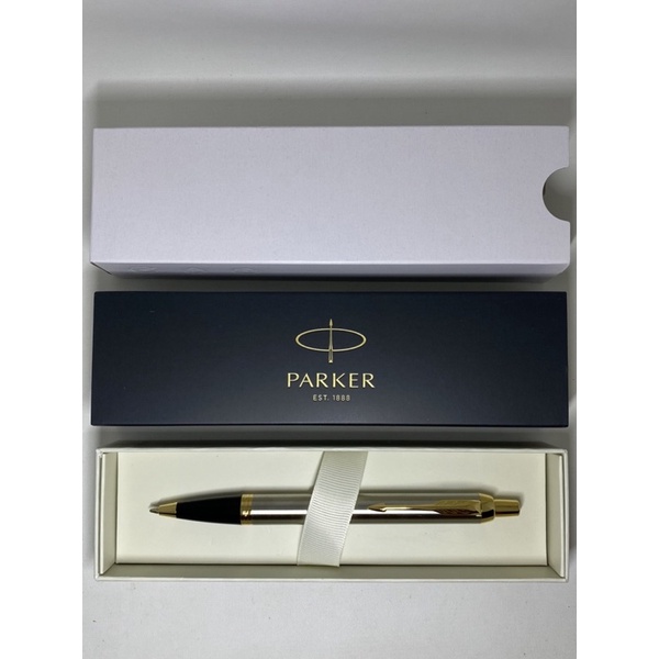 

Parker IM New brushed Metal Original BP GT ( Klip Emas )