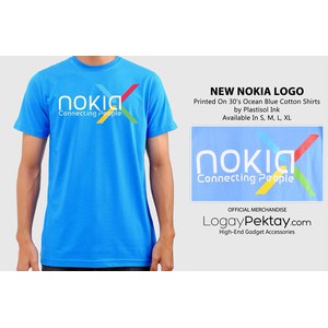 Kaos Android T-Shirt New Nokia Logo  - LogayPektay Design - Baju Nokia Android