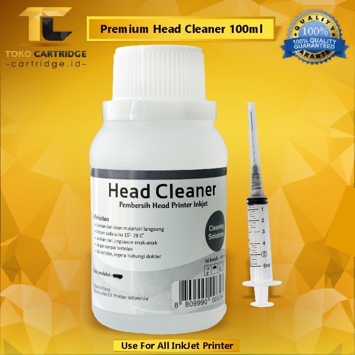 Head Cleaner Premium korea Inktac Original re-packaging kemasan 100ml