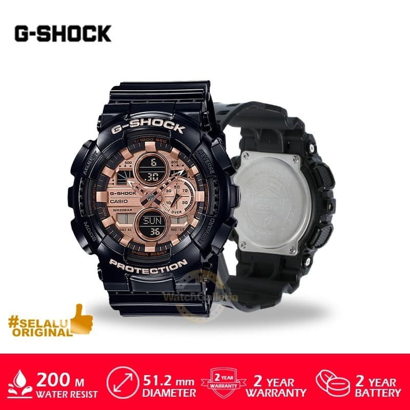 Casio G-Shock Analog Pria GA-140GB-1A2DR /GA-140GB-1A2/GA-140GB