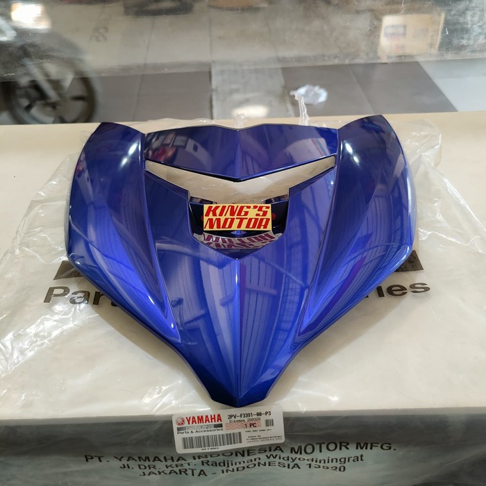 PANEL FRONT, TAMENG DEPAN JUPITER MX KING BIRU GP (2PV-F3391-P3)