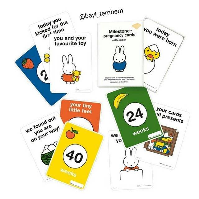 

Milestone Pregnancy Card Miffy Edition