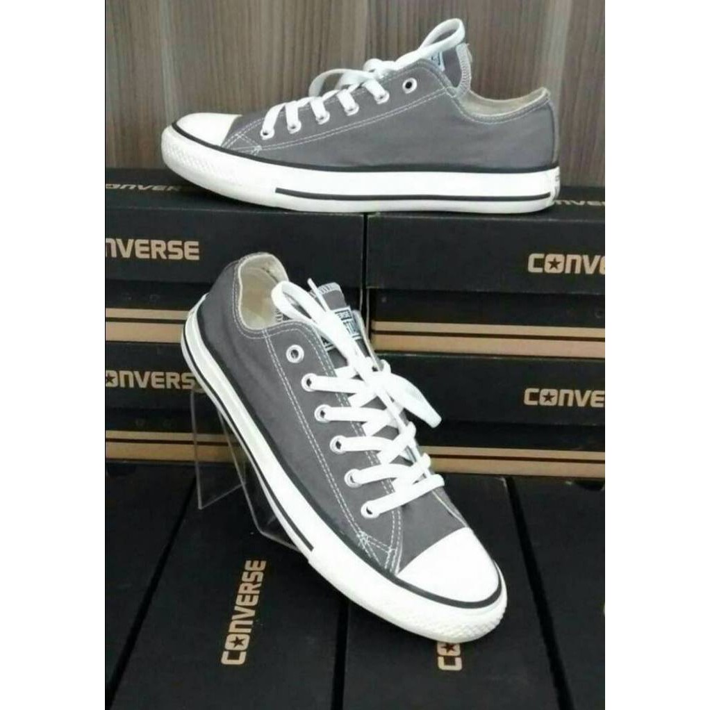 (2PCS = 1KG) COD SEPATU PRIA CASUAL CONVERSE LOW ALLSTAR CLASSIC MAROON HITAM NAVY ABU PUTIH KUNING-2