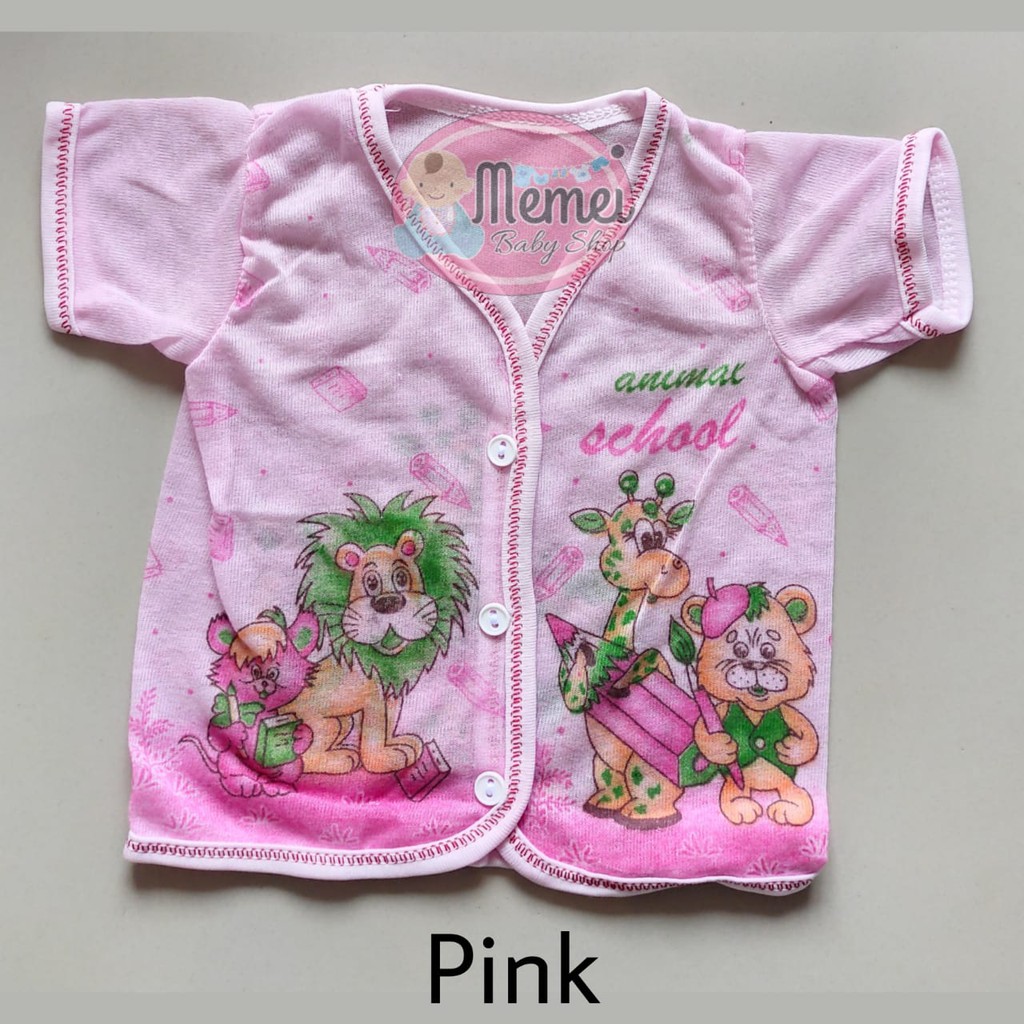 Baju bayi pendek WARNA perlengkapan bayi lahir