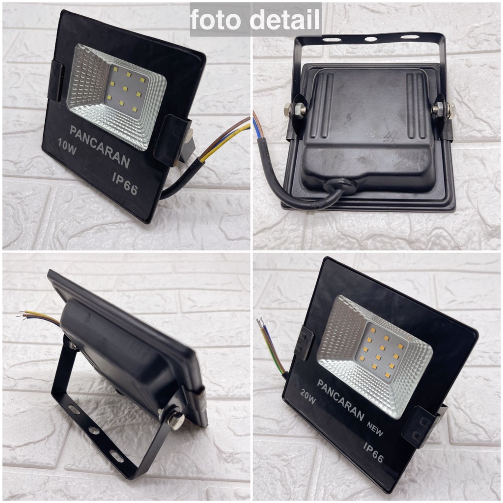 Lampu Sorot LED 20 Watt IP66 LED Flood Light OutDoor CAHAYA PUTIH WARM