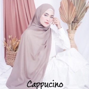 Bella Pashmina New  Fashion Muslim Pashmina Bella Double Hycon-Cappucino