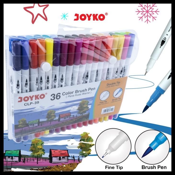 

COLOR BRUSH PEN PENA KUAS WARNA JOYKO CLP-39 36 WARNA COLOR KODE 247