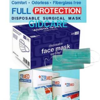 SENSI SURGICAL MASKER  FACE MASK 3PLY EARLOOP DEBU DUST 