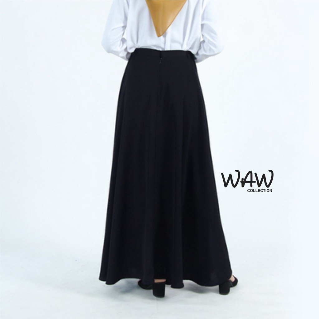 ROK JUMBO KERJA HITAM FORMAL S - L12