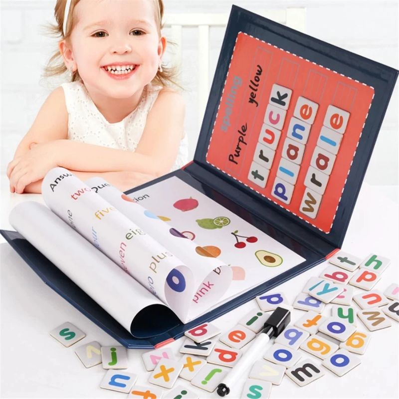 mainan edukasi spelling game book alphabet book edutoys buku alfabet