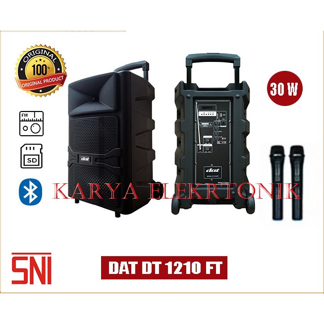 SPEAKER PORTABEL WIRELESS MEETING DAT DT1210TF DAT DT1210 TF DAT DT 1210 TF