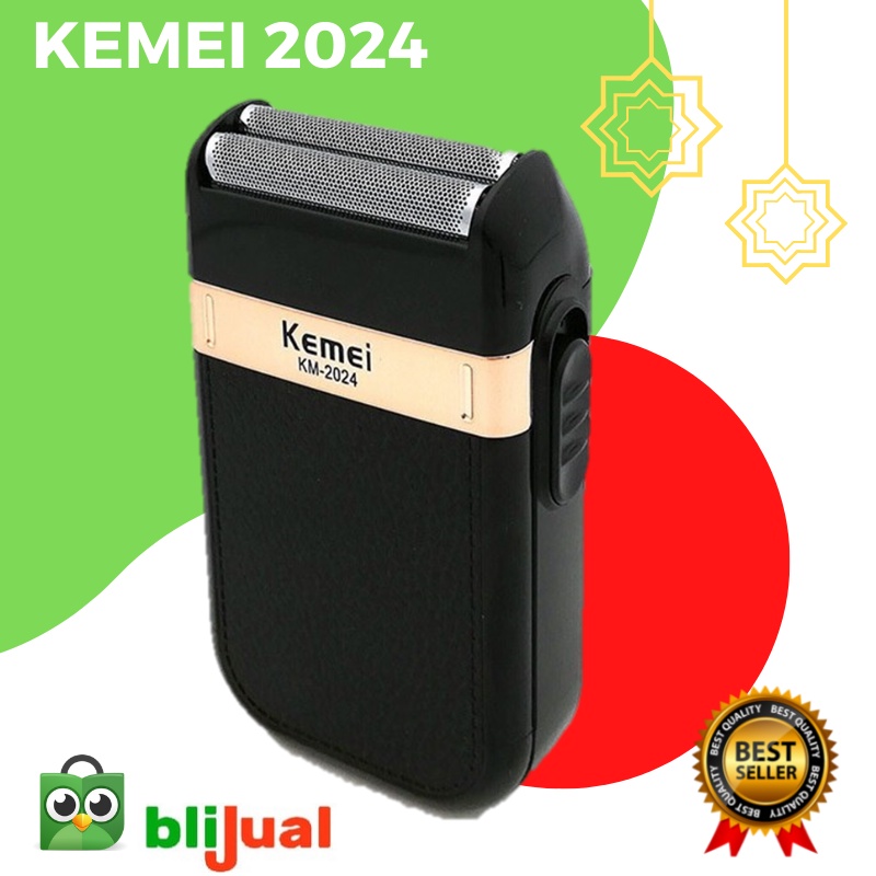 Kemei Km-2024 Shaver Waterproof Alat Mesin Cukur Jenggot Kemei Km 2024