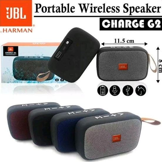 Speaker Jbl Charge G2 Wireless Mini Speaker Cas Bluetooth Reciever Portable Speker Baterai Usb Chas Shopee Indonesia