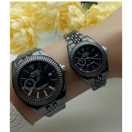 Jam tangan rolex couple murah/ jam rolex tanggal aktif