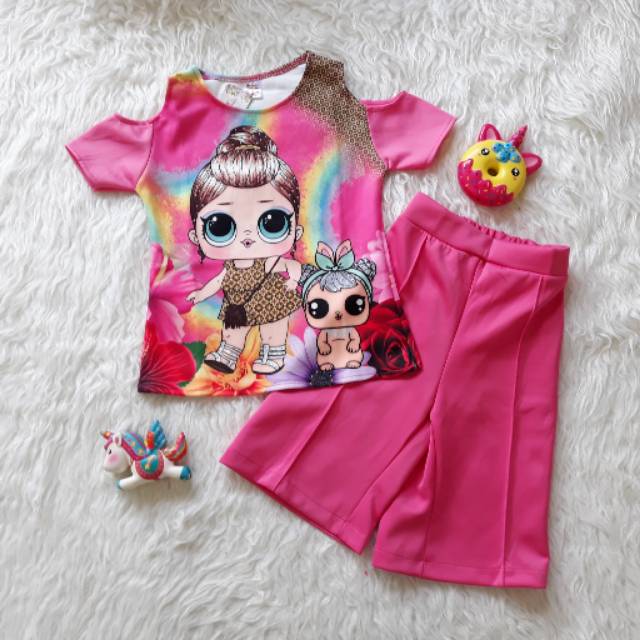 Setelan anak scuba / scuba anak / setelan scuba murah / setelan lol anak