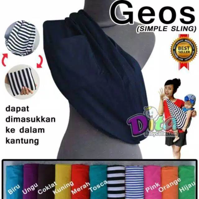 GEOS POLOS DITA PAKAI KANTUNG Geos Polos premium Gendongan Polos murah geos Kaos