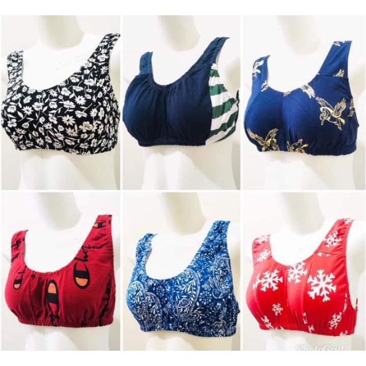 ( 20 pcs) Miniset dewasa /miniset jumbo/ bra tanpa kawat