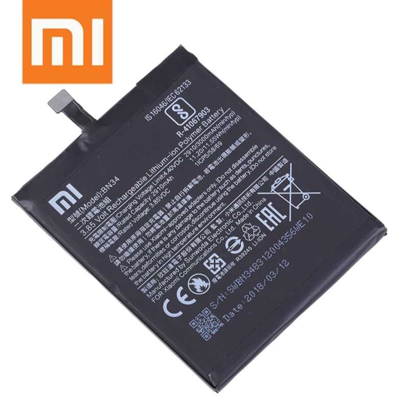 Baterai Xiaomi Redmi 5A / BN34 Original