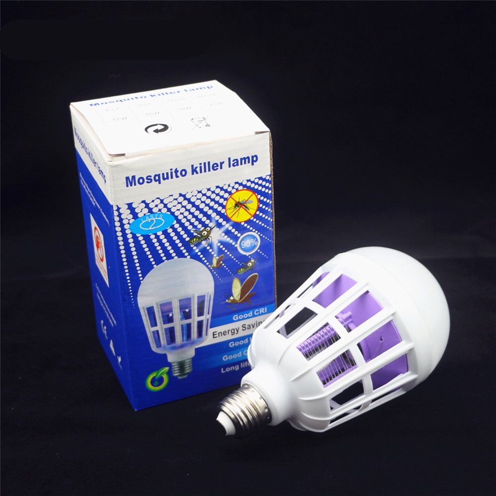 Gratis Bubble Bisa COD [Lampu Pembasmi Nyamuk] Mosquito Killer Lamp Pest Repeller 2 in1 E27 LED Bulb