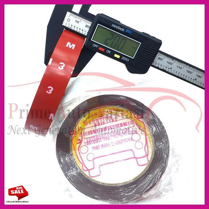 

VERCOCAR- NEW!!!! DOUBLE TAPE VHB MODEL 3M 20MM X 4.2M - DOUBLE TAPE 3M MERAH -ASLIII.