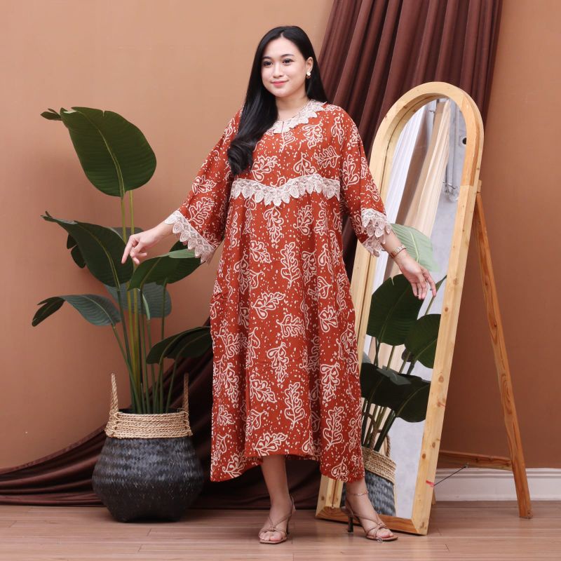 DASTER ARAB LD 150 DAN LD 145 (JUMBO)/ DASTER KEKINIAN/DASTER JUMBO JANDA BOLONG-MOTIF 2 MERAH BATA