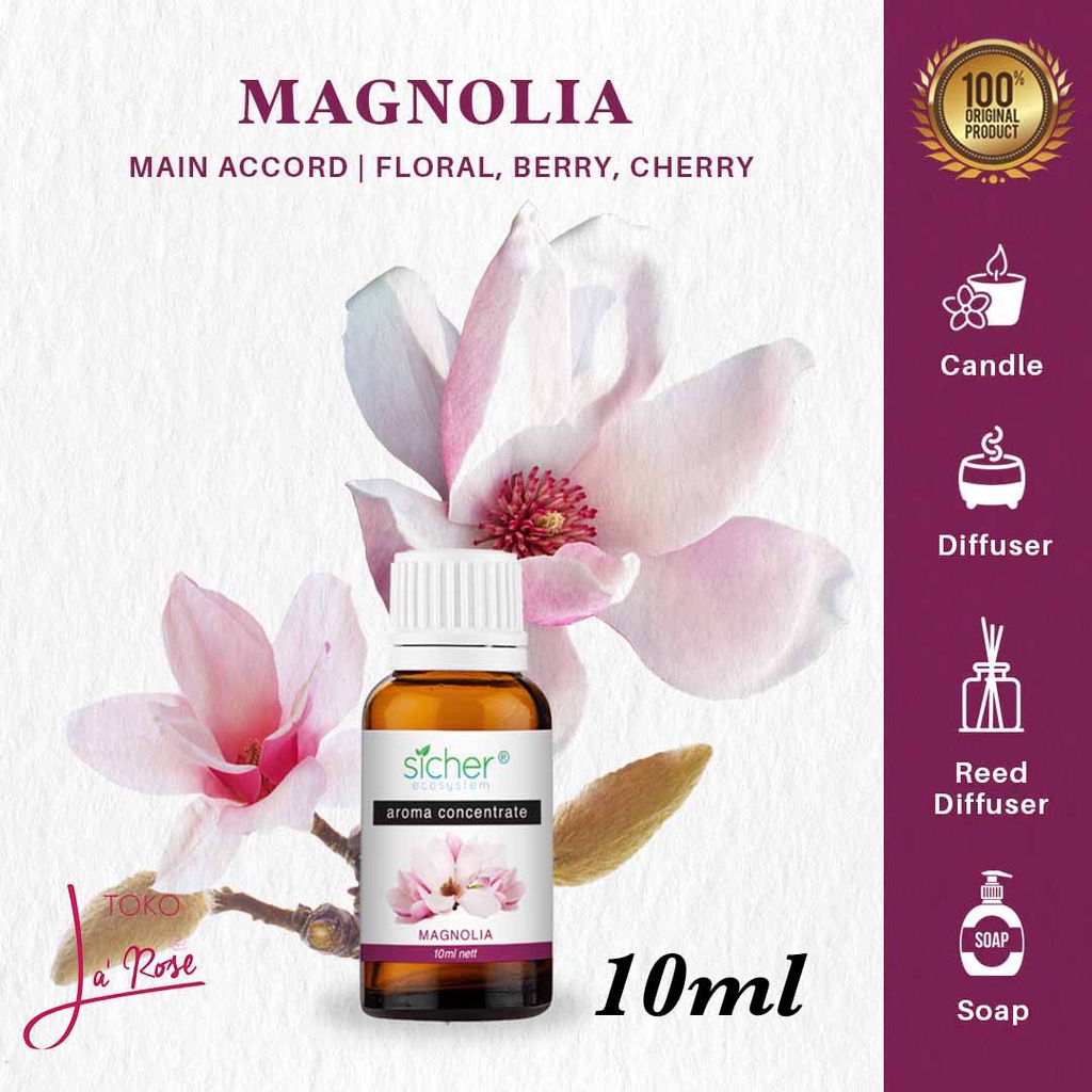 Aromaterapi Diffuser Magnolia Essential Oil Cempaka Aromatherapy Humidifier Natural 10ml