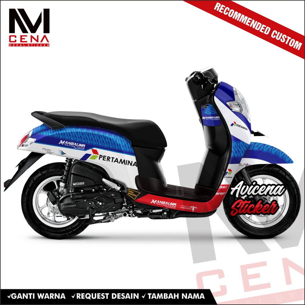 Sticker Decal scoopy full body Decal Sticker Scopy New Fi 2017 2018 2019 2020 Full Body Mandalika