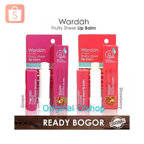 Wardah Everday Fruity Sheer Lip Balm ORIGINAL