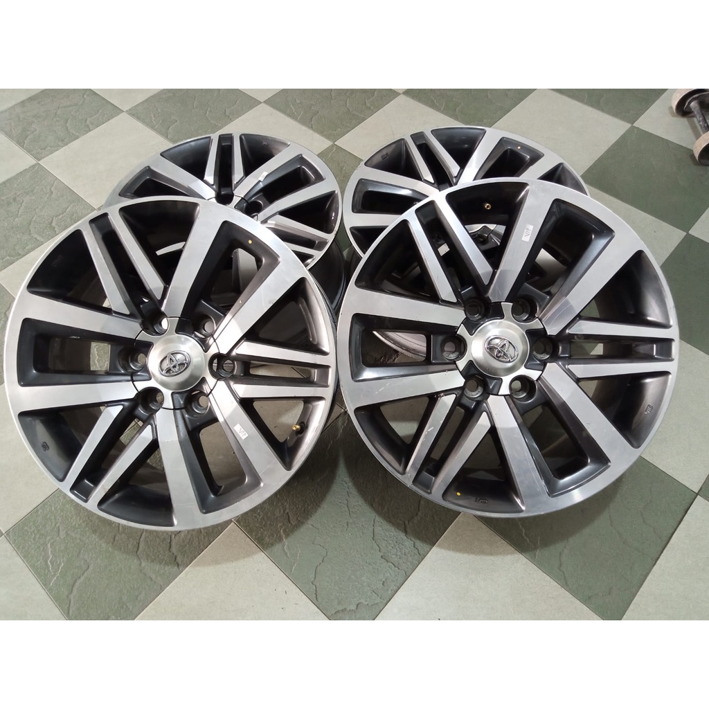 Velg Original Bekas Fortuner Vrz Ring 18 Pcd 6x139,7