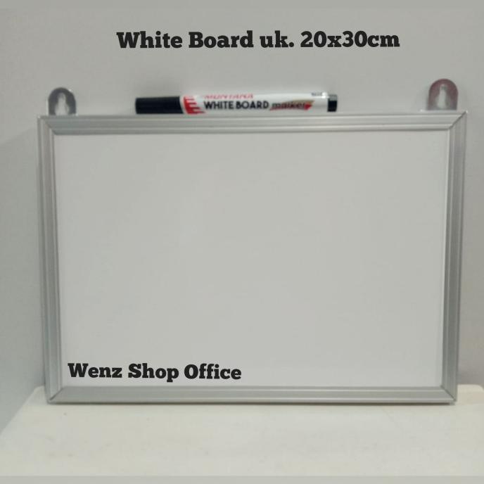 

^^^^^] Whiteboard kecil uk. 20x30cm untuk PDAM PLN Papan tulis mini