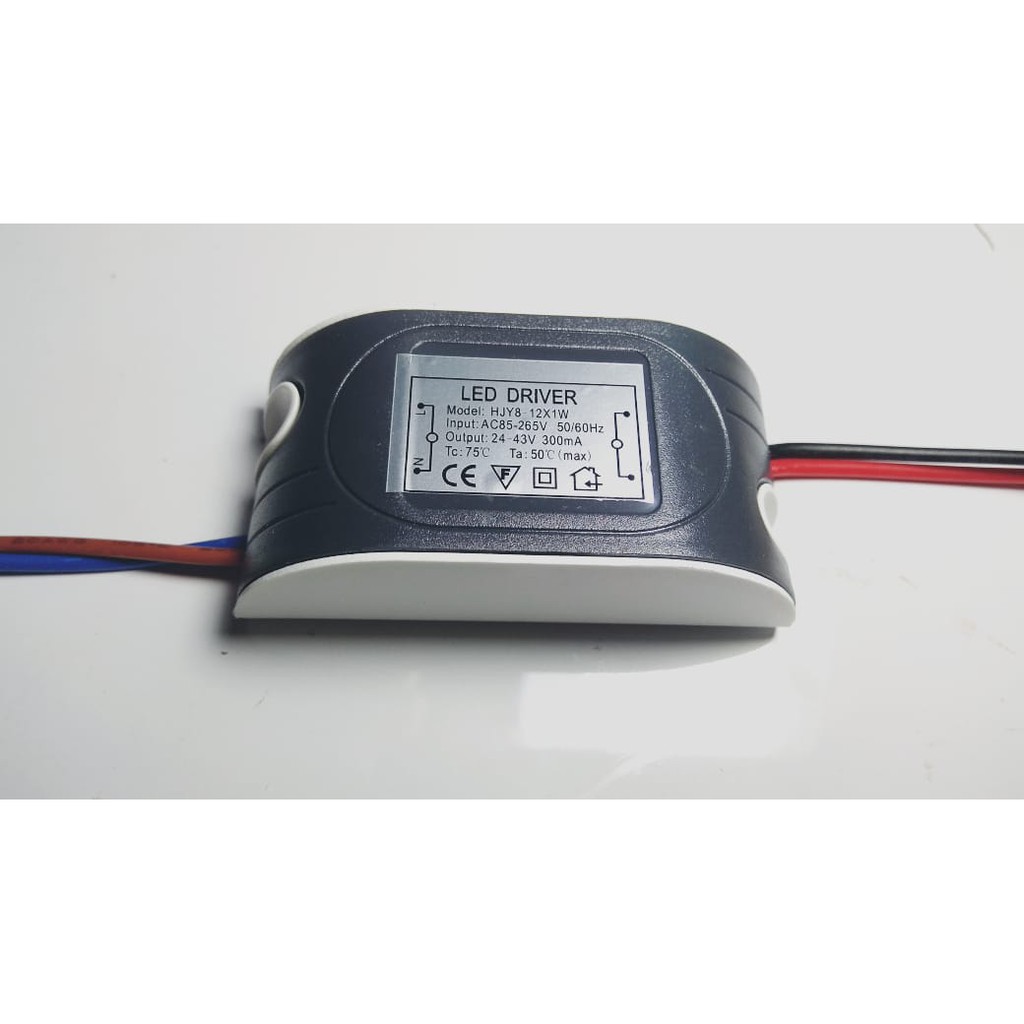 [DSP-9042] LED DRIVER HPL 8-12X1WATT 300mA HYDROPONIK LAMPU SOROT AQUASCAPE