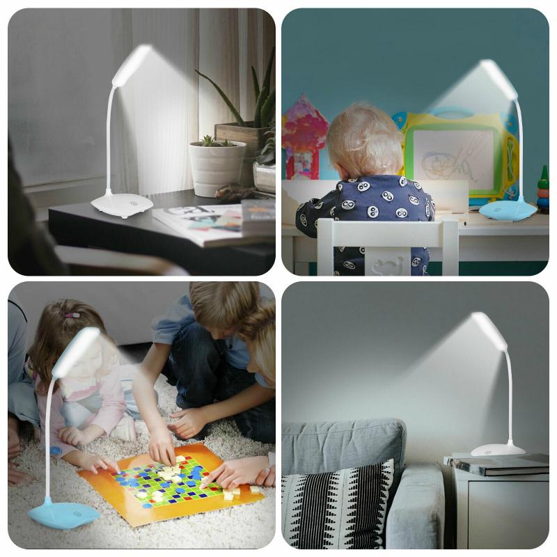 (Flexible) (Lampu Meja Led Fleksibel Tenaga Usb) (Dimmable) (Kontrol Sentuh)