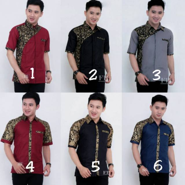 Grosir Havi Batik Hrb026 Hem Pekalongan Padi M L Xl Sogan Tulis Halus Batik J8GAXESq7Wrgr