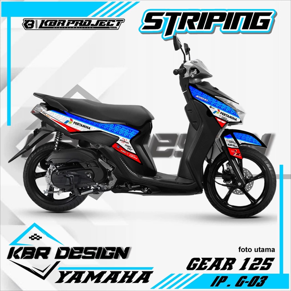 (COD) STICKER STRIPING GEAR 125 - STICKER STRIPING GEAR 125.03